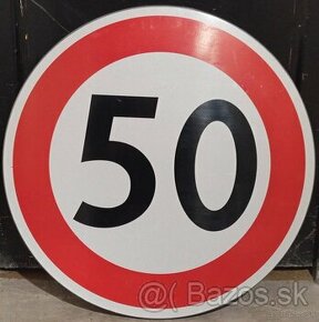 50 najvyššia dovolená rýchlosť, dopravná značka