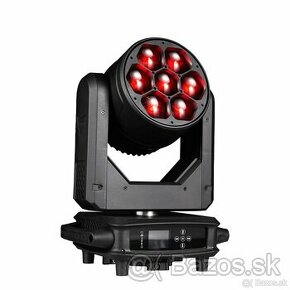 Otočné hlavy beeye Wash 7x40w 2ks Zánovné Pan 540 Tilt 270