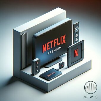 Súkromné Netflix Premium 4K / mesačná platba