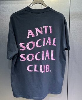 Anti Social Social Club tričko (modre/ružové)
