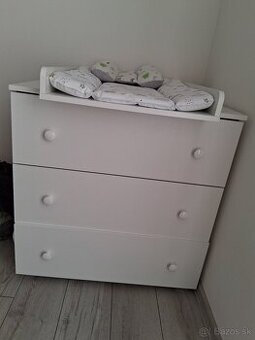 Komoda na prebaľovanie