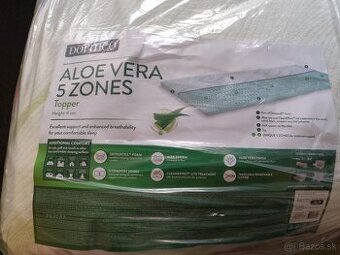 Dormeo Vrchný matrac (Topper) Aloe Vera 5 Zones