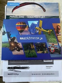 Zazitkovy paragliding-tandemovy let