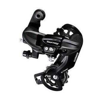 SHIMANO prehadzovačka Tourney TY300D – 6/7 rýchlostná