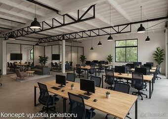 Exkluzívny Open office/Fitness priestor (450 m²)