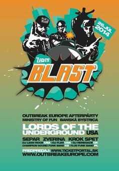 The Legits Blast Banska Bystrica 2025 vstupenka