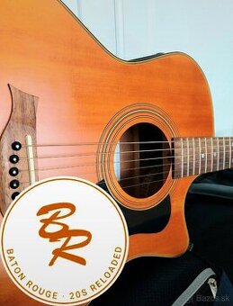 BATON ROUGE BR-24C WESTERN ELECTRO-ACOUSTIC CHERRY vr PÚZDRA