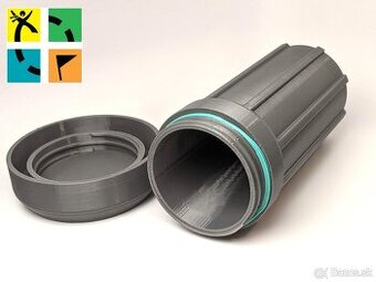 Keška do stĺpika dopravnej značky, na geocaching, cache - 1