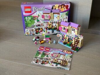 LEGO Friends Trh s potravinami a Lego Friends Klzisko