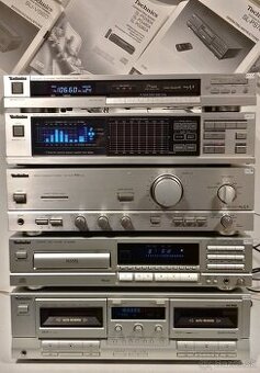 Zostava TECHNICS A02 tuner, equalizer, zosilnovac, CD, deck