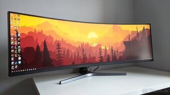 SAMSUNG 49" Odyssey CRG9 DQHD 120Hz HDR1000 QLED Curved - 1