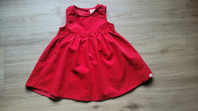 Červené menčestrové šaty zn.Lindex vo veľ. 68