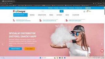 Predám eshop s vape produktami- dropshipping