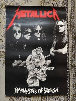 plagáty Metallica a IRON MAIDEN