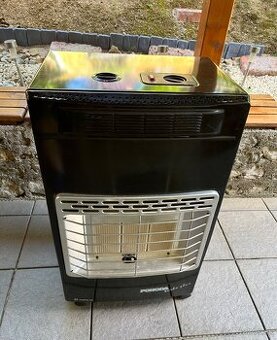 Plynové kachle/pec s elektrickým napájaním+plyn flasa 10 kg