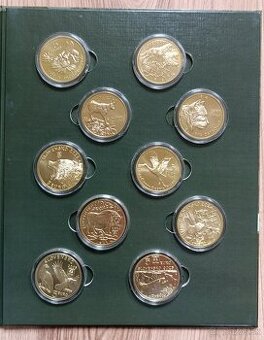 5 euro Slovensko kompletná zbierka 10 ks v albume