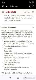 Detský overal