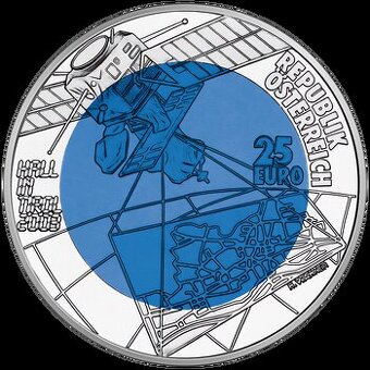 Predám striebornú mincu 25 EURO - Münze Osterreich 700 JAHRE