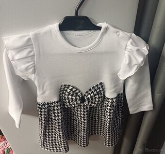 Šaty pre dievčatko - 100% Bavlna, č. 74 a 80