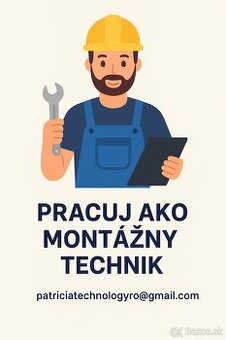 HĽADÁME MONTÁŽNÍKA / VODÁRA / TECHNIKA