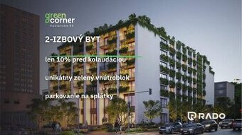 RADO | 2 izbový byt 58m² | Greencorner | Bratislava-Nové mes