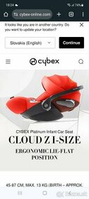 Predám Cybex Cloud Z i-size