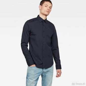 Elegantná košeľa G-STAR CORE SUPER SLIM SHIRT, veľ. M