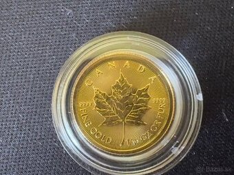 Zlata minca 1/10 Oz Maple Leaf 2022