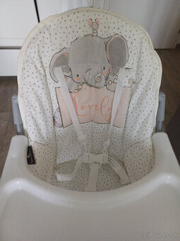 Jedálenská stolička Lorelli Grey Elephant