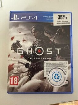 predám ghost of tsushima na playstation 4