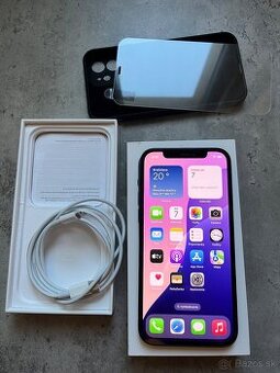 IPhone 12 ,cierny,new bateria,128