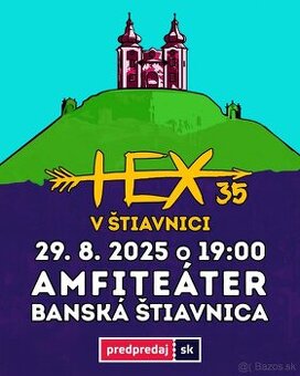 Listky na koncert HEX v B. Štiavnici