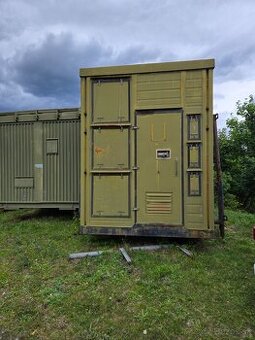 Predám vojenské kontajnery (zateplené) + skriňa z PV3S