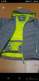 1x oblečená zimná bunda Lewro Shelby 140/146