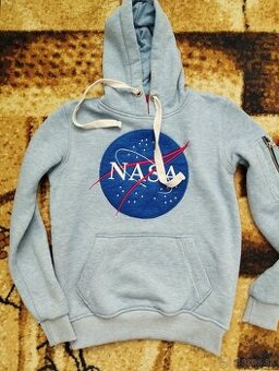 Modra mikina Alpha idustries - S