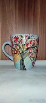 Ručne maľovaný pohár