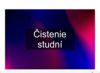 Čistenie studní