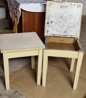 Stoličky s odkladacím priestorom - 1