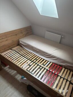 Manželská posteľ + matrace