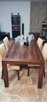 Predám jedálenský stôl so stoličkami. - 1