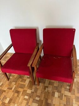 Československé retro kreslo z 70. rokov TON