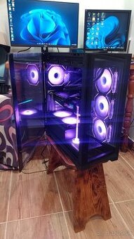 Výkonný Herný-AM5 PC-AORUS s LCD RTX 3070+Ryzen 7600/DDR5