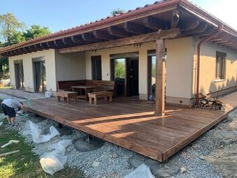 Drevené prístrešky, terasy a záhradné sedenia na mieru