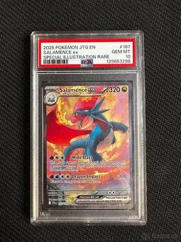 graded pokemon card slab	Salamance	187	psa 10