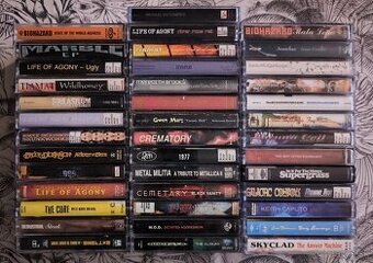 MC kazety originalky metal