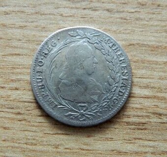 Predám 20 grajciar 1769 I.C.S.K.  Mária Terézia