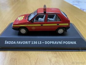 Ponúkam na predaj zberatelsky model 1:43 Škoda Favorit 136LS