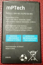 Nová originál batéria mPTech BM-48