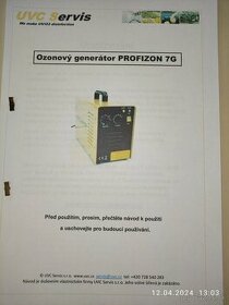 Oznový generátor Profizon 7G