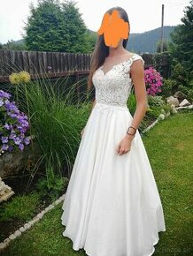 Svadobné šaty Veľkosť 36 - 1